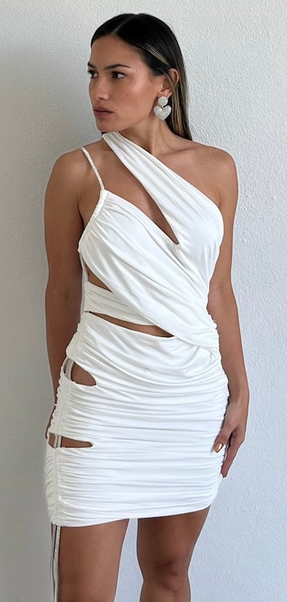 Take Me Anywhere White Bodycon Dress – Zil boutique