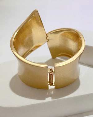 Both Ways Metal Gold Cuff Bracelet