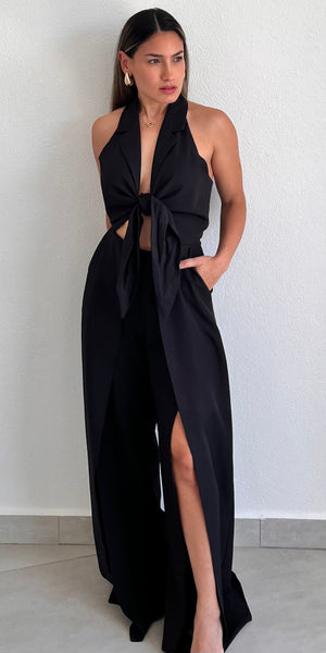 Thinking Out Loud Halter Jumpsuit