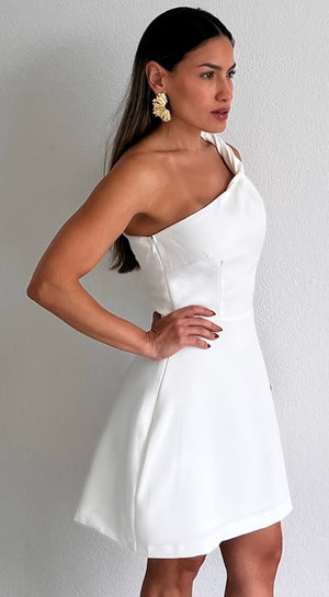 Loveliest Look One-Shoulder Fit & Flare Dress