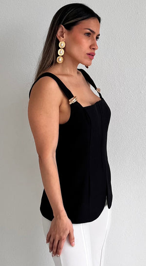 Elevated Impression Black Top