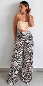 Something Wild Print Palazzo Two-Piece Set