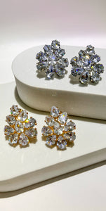 Petit Moment Rhinestones Statement Earrings