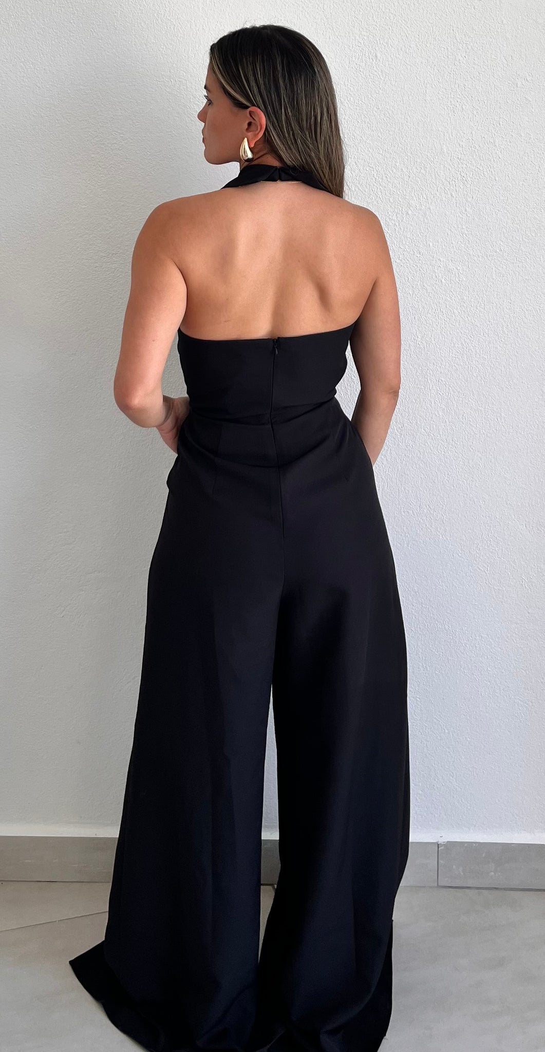 Thinking Out Loud Halter Jumpsuit