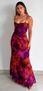 Sincerely Gorgeous Print Midi Dress