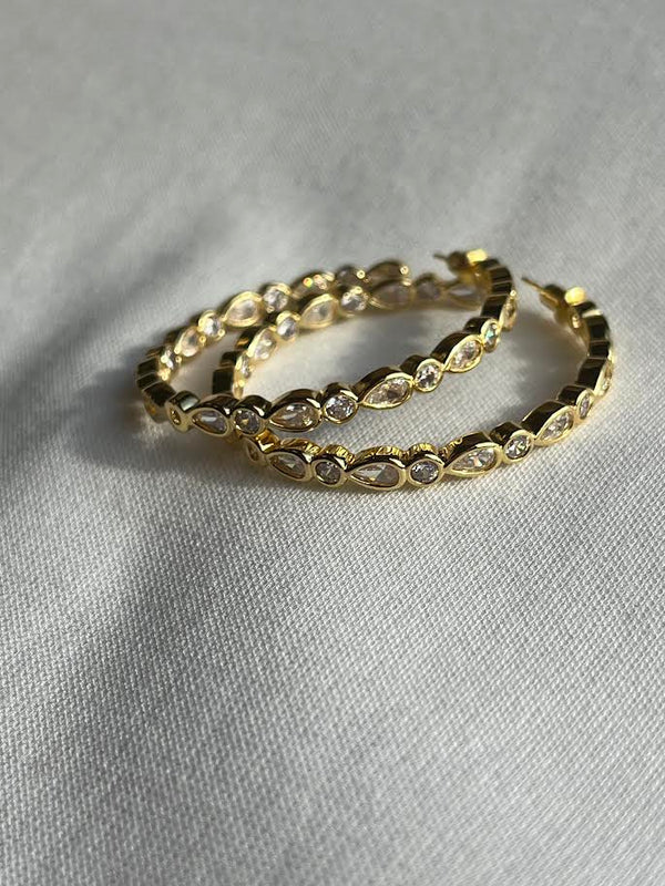 Cassidy Gold Hoops