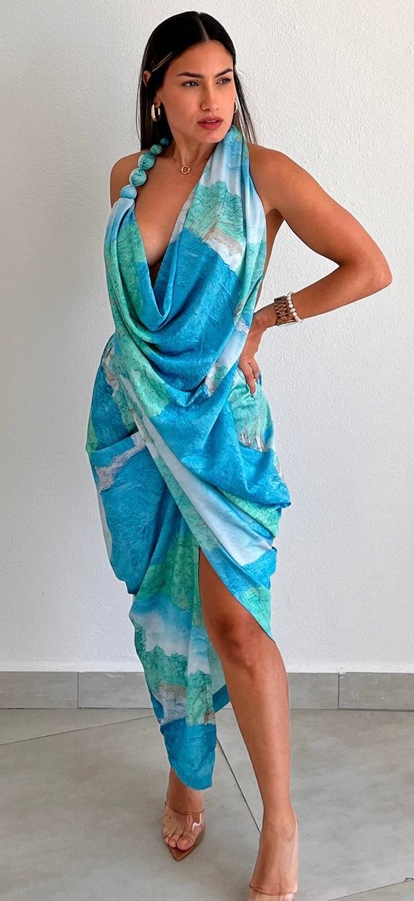 Resort Vibes Print Asymmetrical Midi Dress Zil boutique Resort Vibes Print Asymmetrical Midi Dress Zil boutique