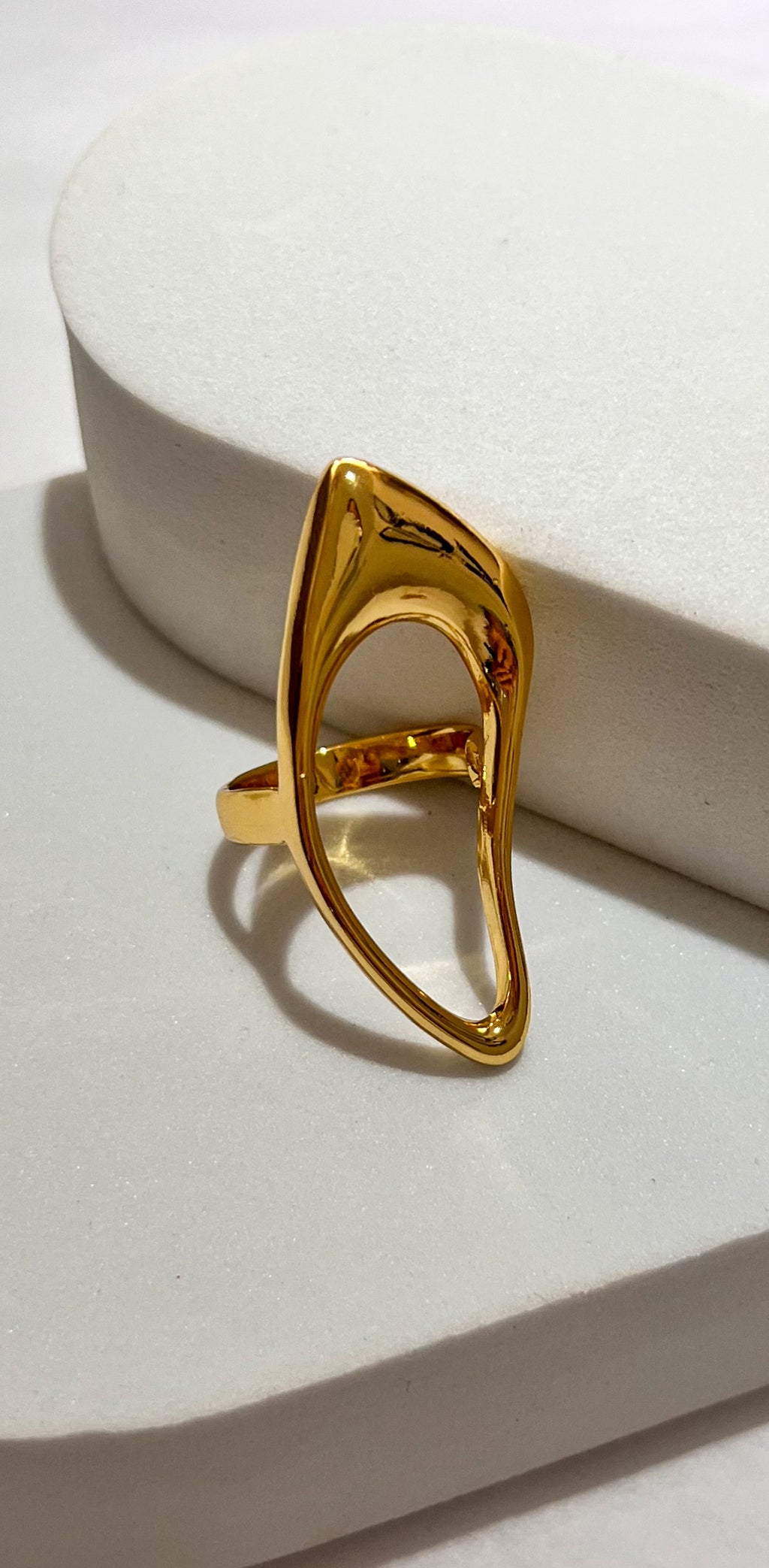 Stylish Gold Metal Ring