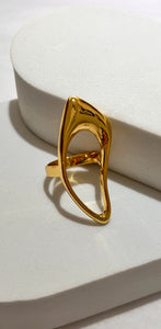 Stylish Gold Metal Ring