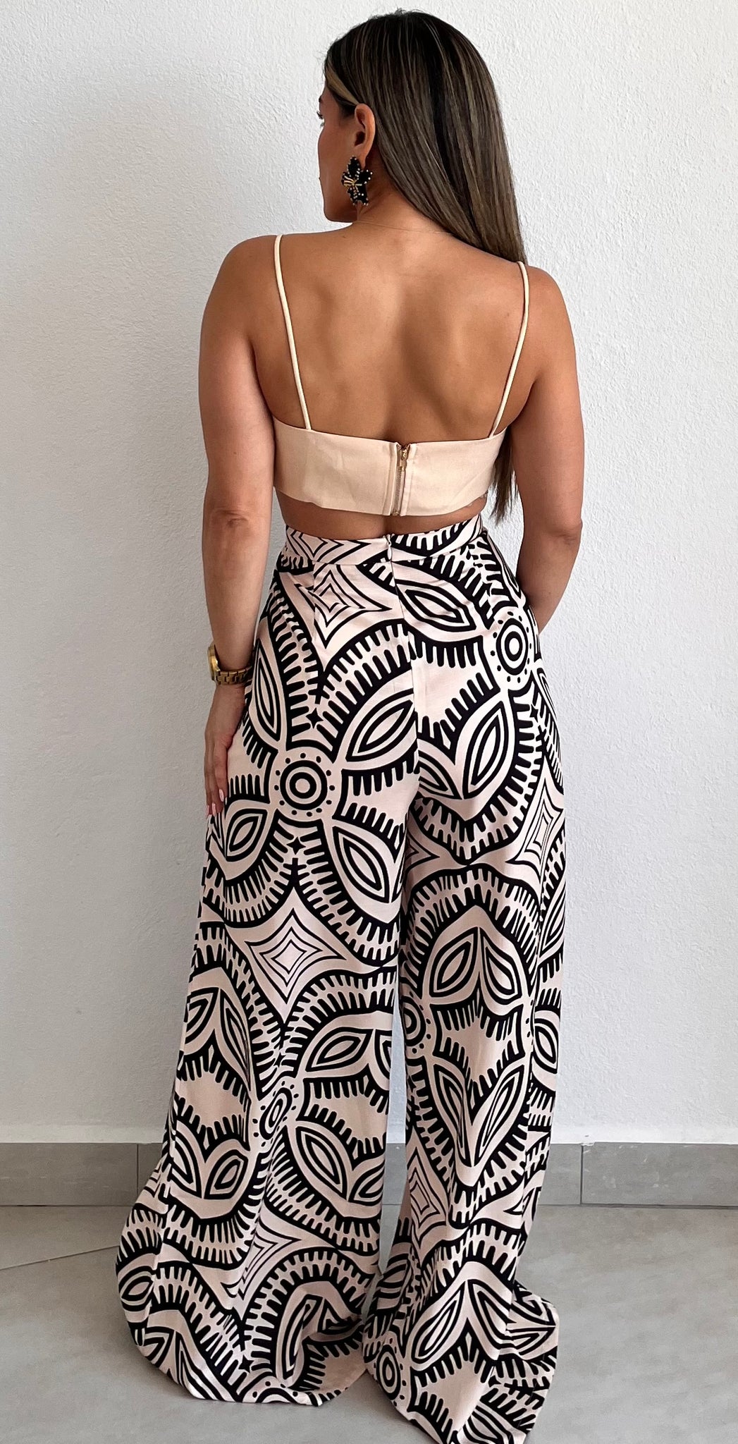 Something Wild Print Palazzo Two-Piece Set