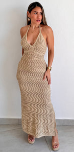 Sunset Moment Crochet Maxi Dress