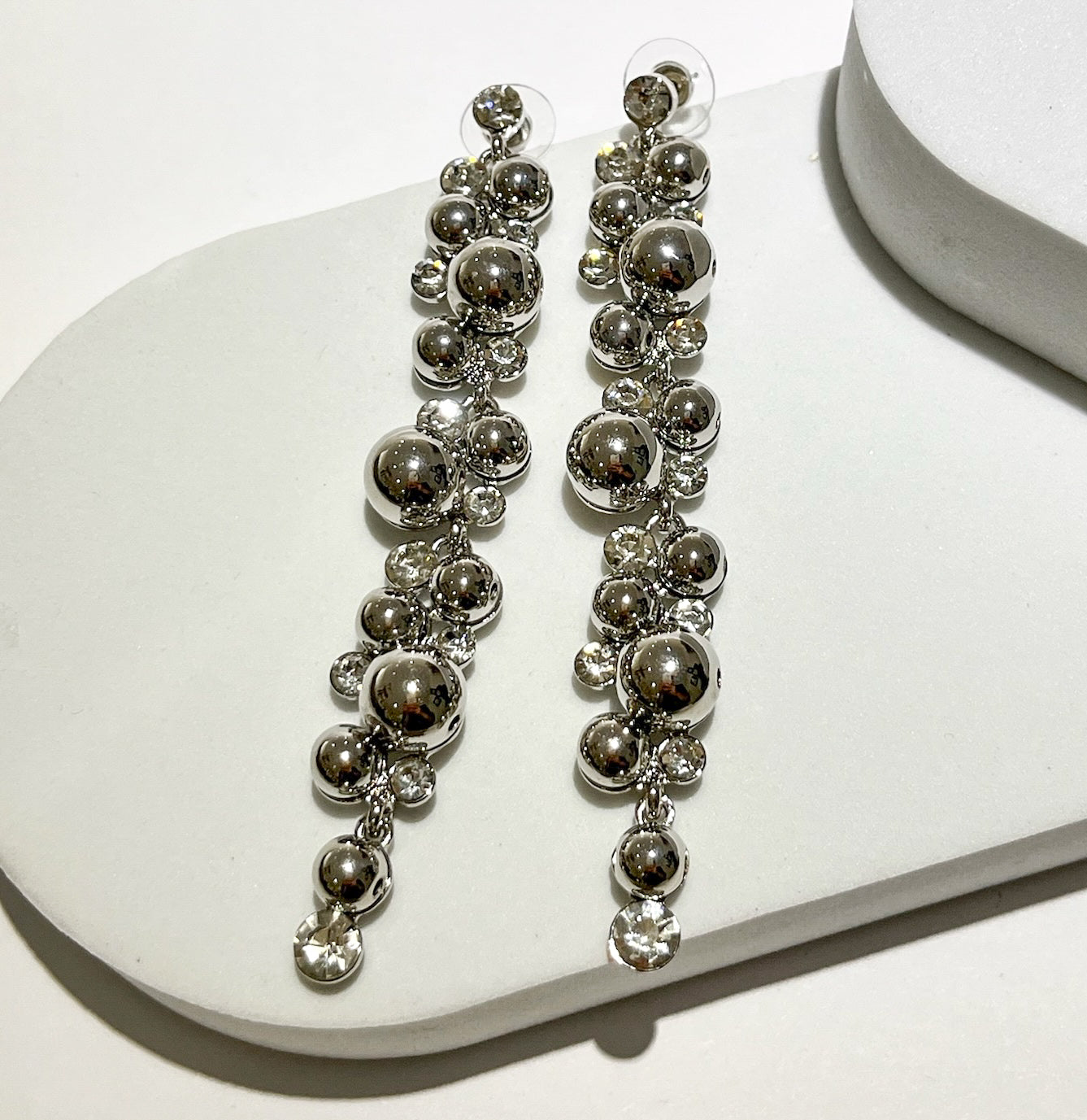 Exclusive Style Silver Drop Earrings