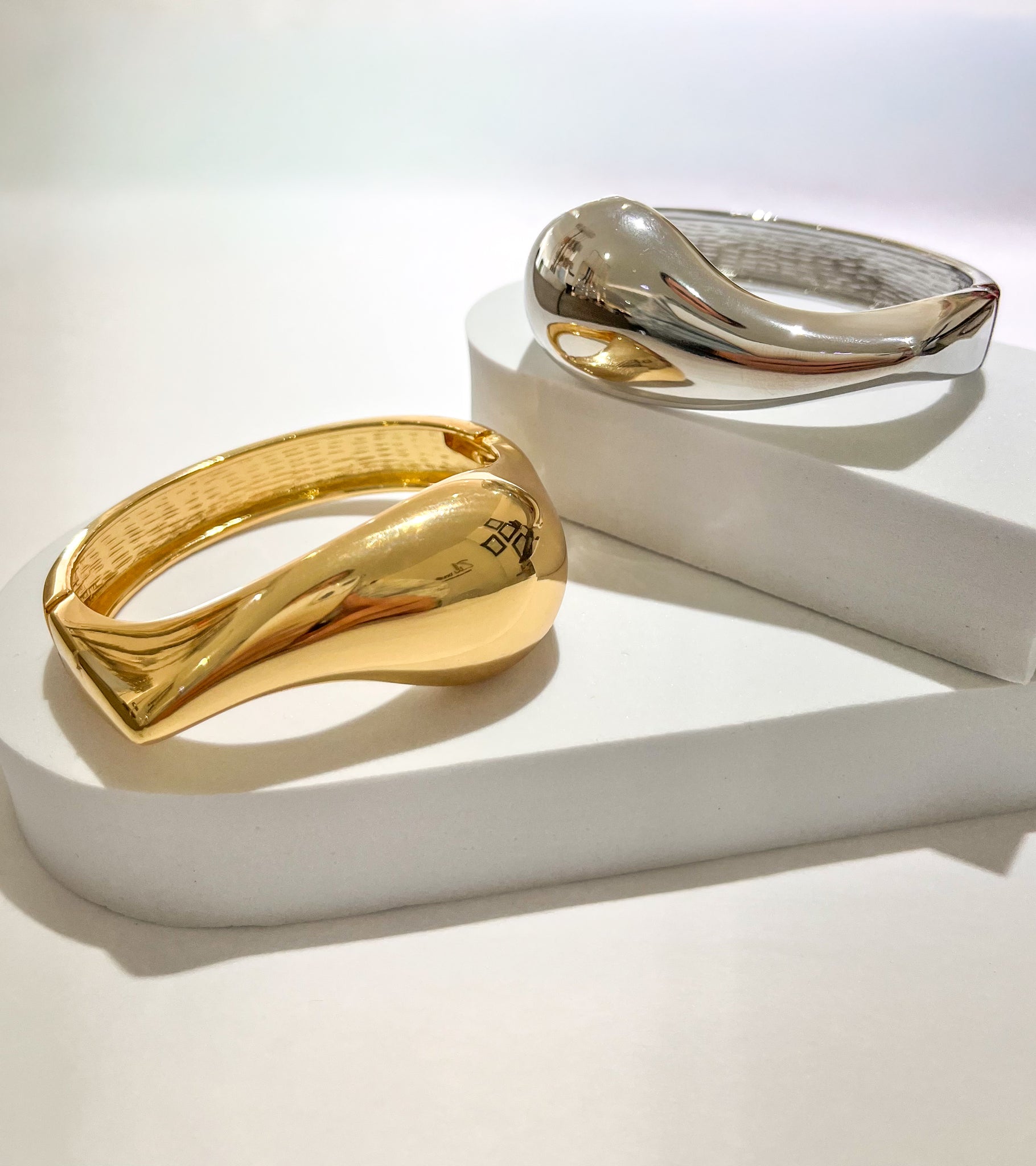 Sculpted Metal Cuff Bracelet