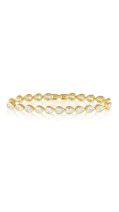 Ines Raindrop Gold Bracelet