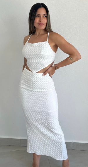 Sunshine Dreaming White Two-Piece Set