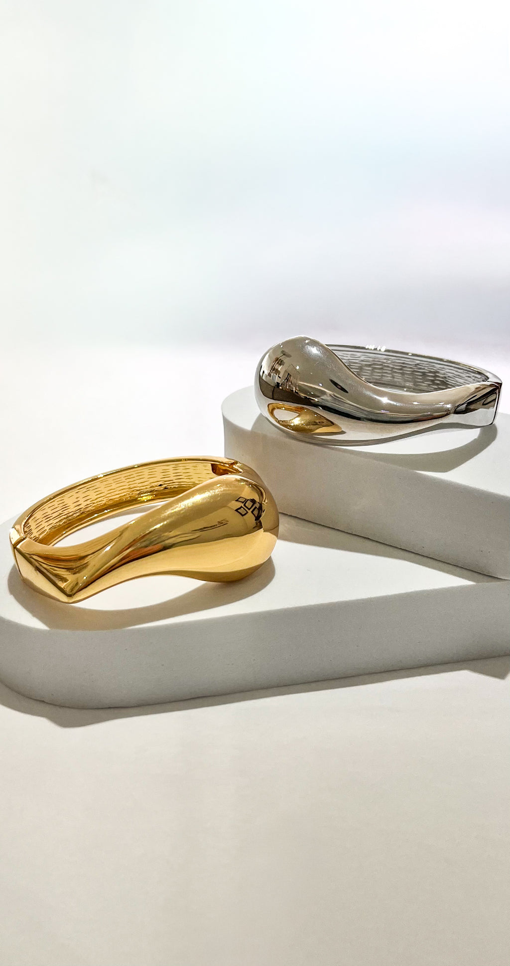 Sculpted Metal Cuff Bracelet