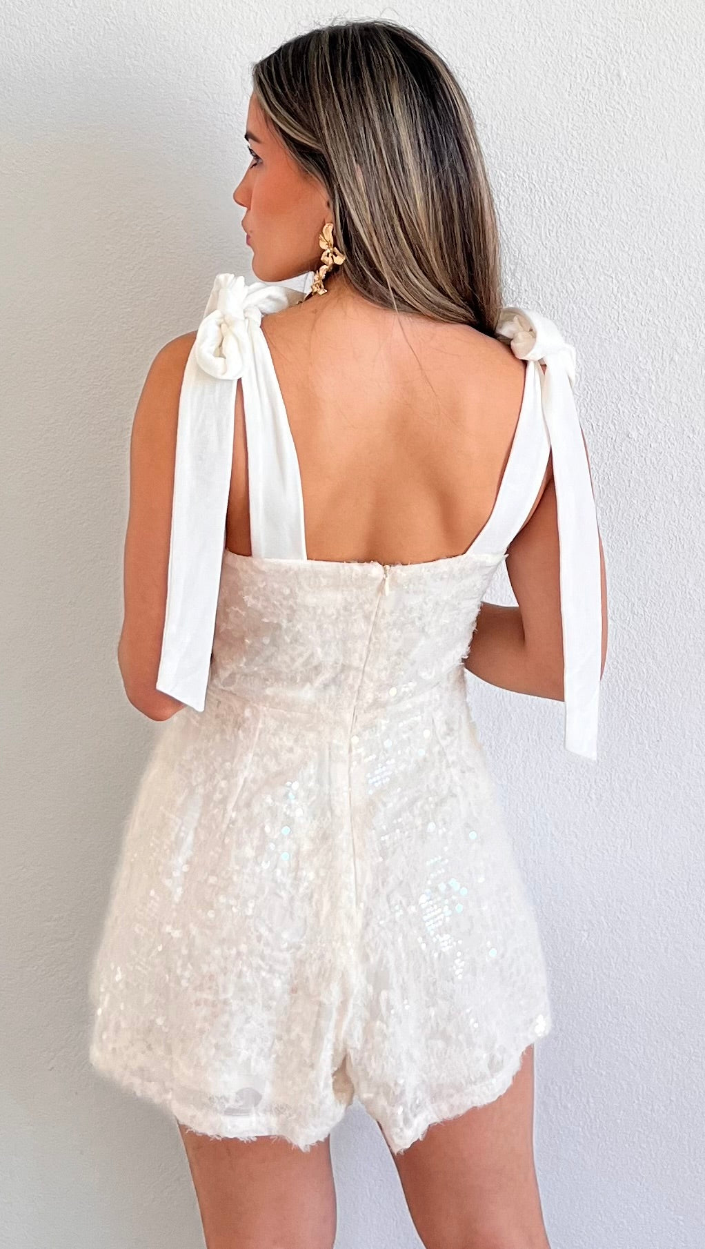 Mesmerizing Style Sequins Romper