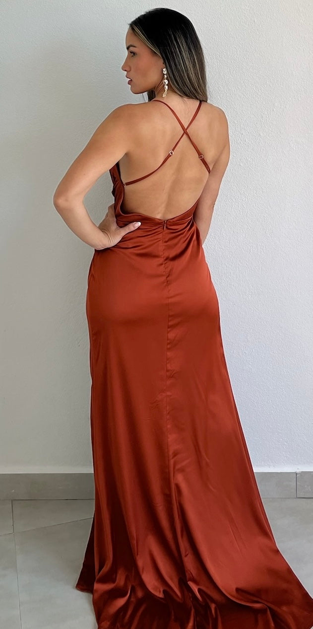 Keeper of My Heart Sienna Satin Formal Gown