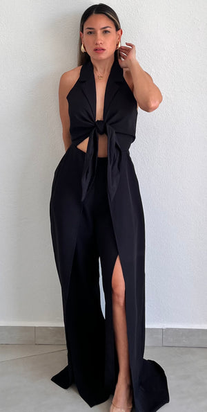 Thinking Out Loud Halter Jumpsuit