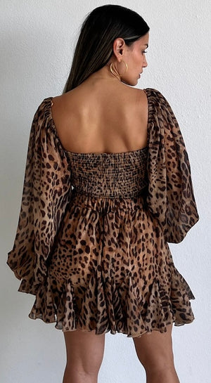 Fierce Style Leopard Print Two-Piece Set