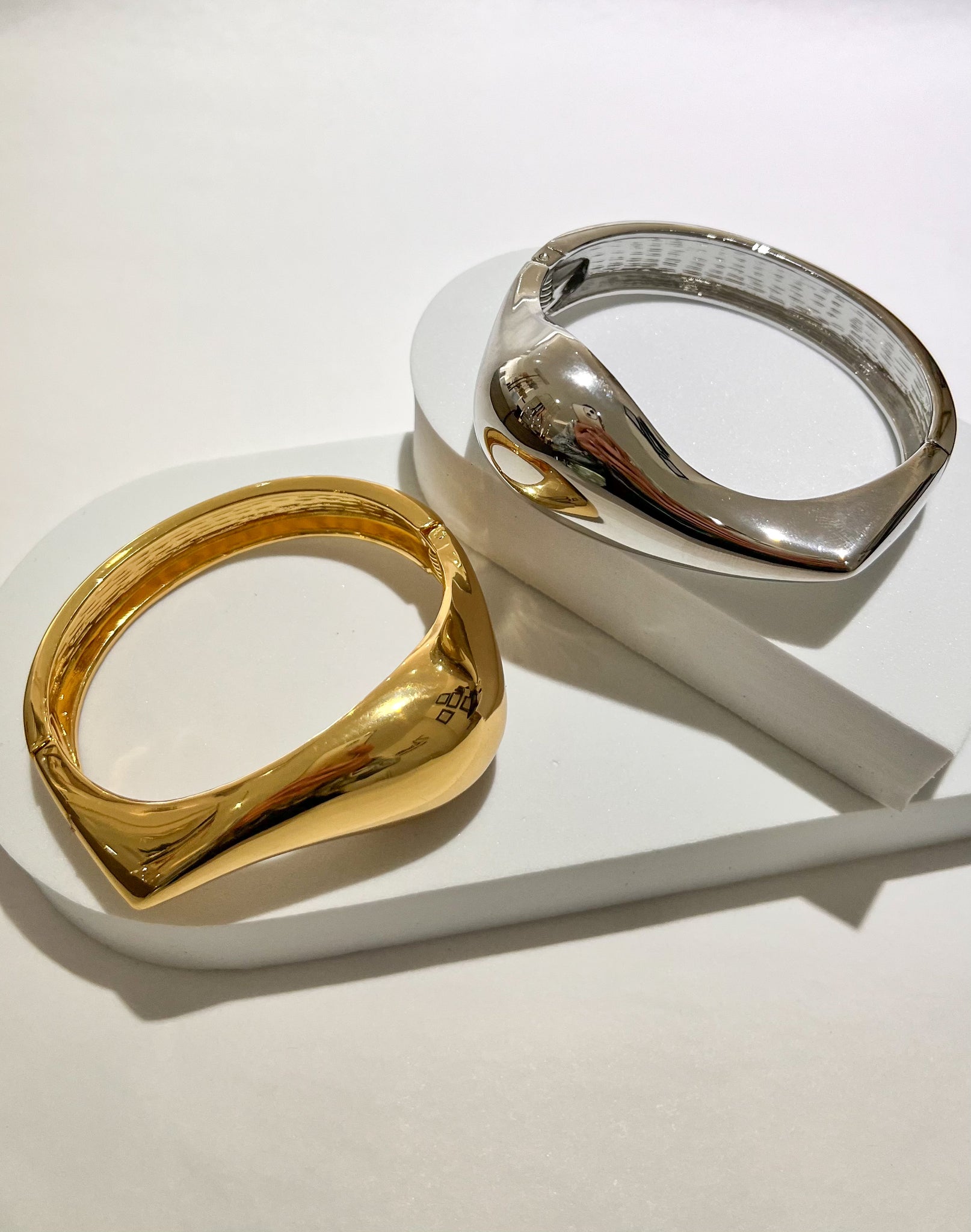 Sculpted Metal Cuff Bracelet