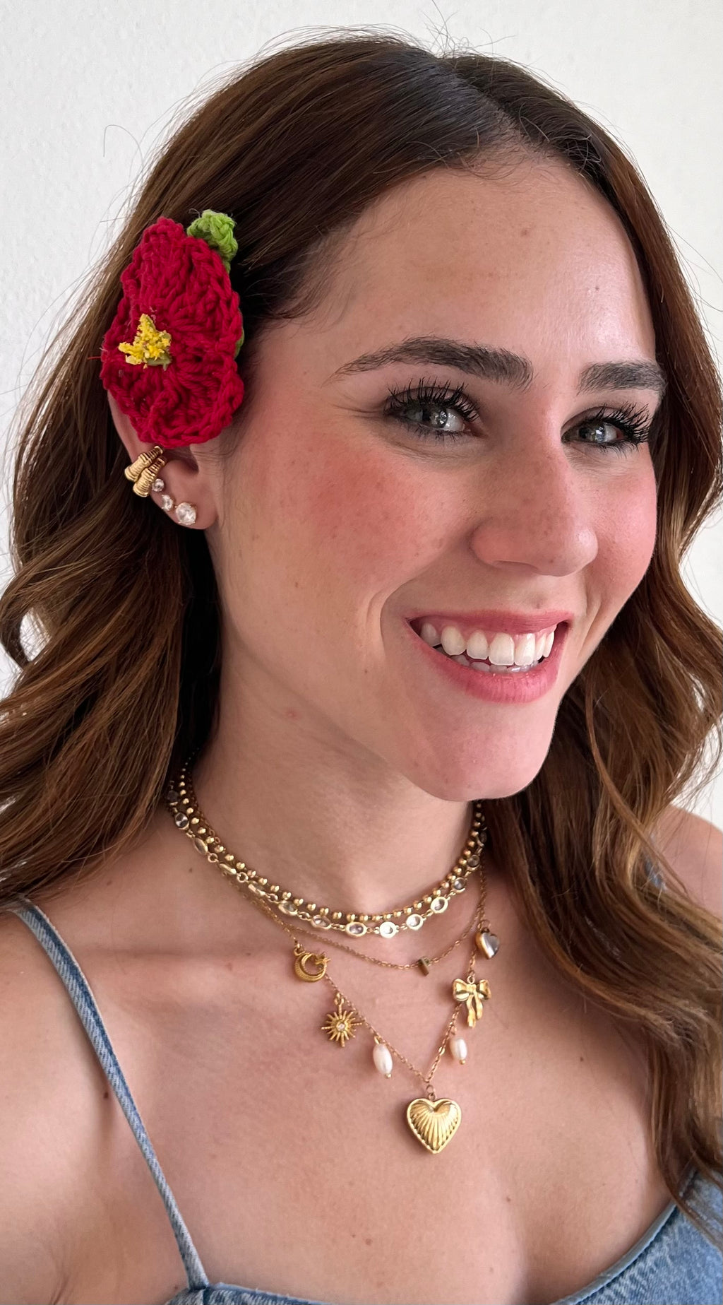 Crochet Amapola Headpiece Clip