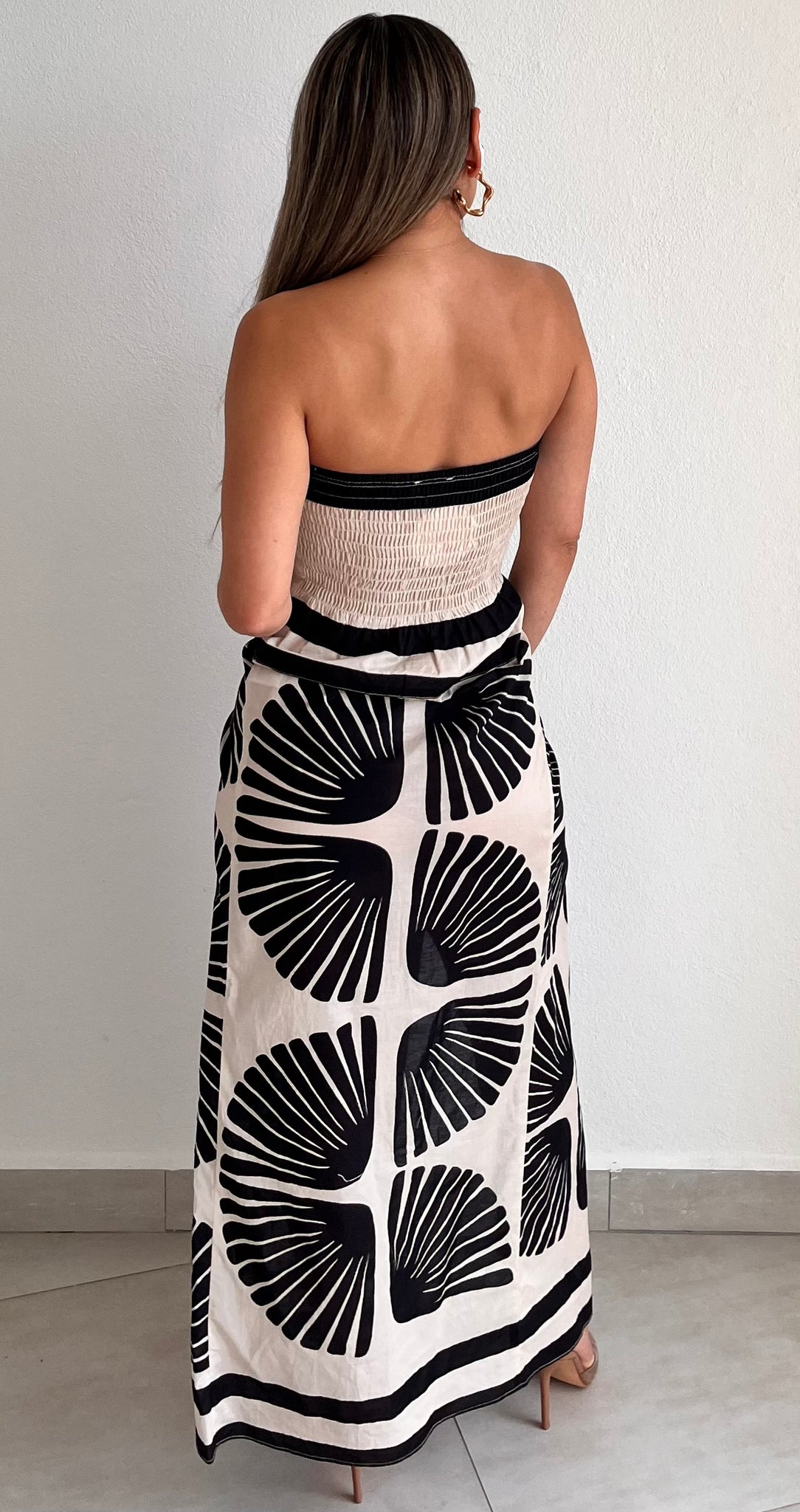 Summer Aztecan Vibes Print Midi Dress