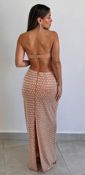 Showstopper Mirrors Nude Two-Piece Set