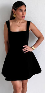 Best Date Ever Black Skater Dress