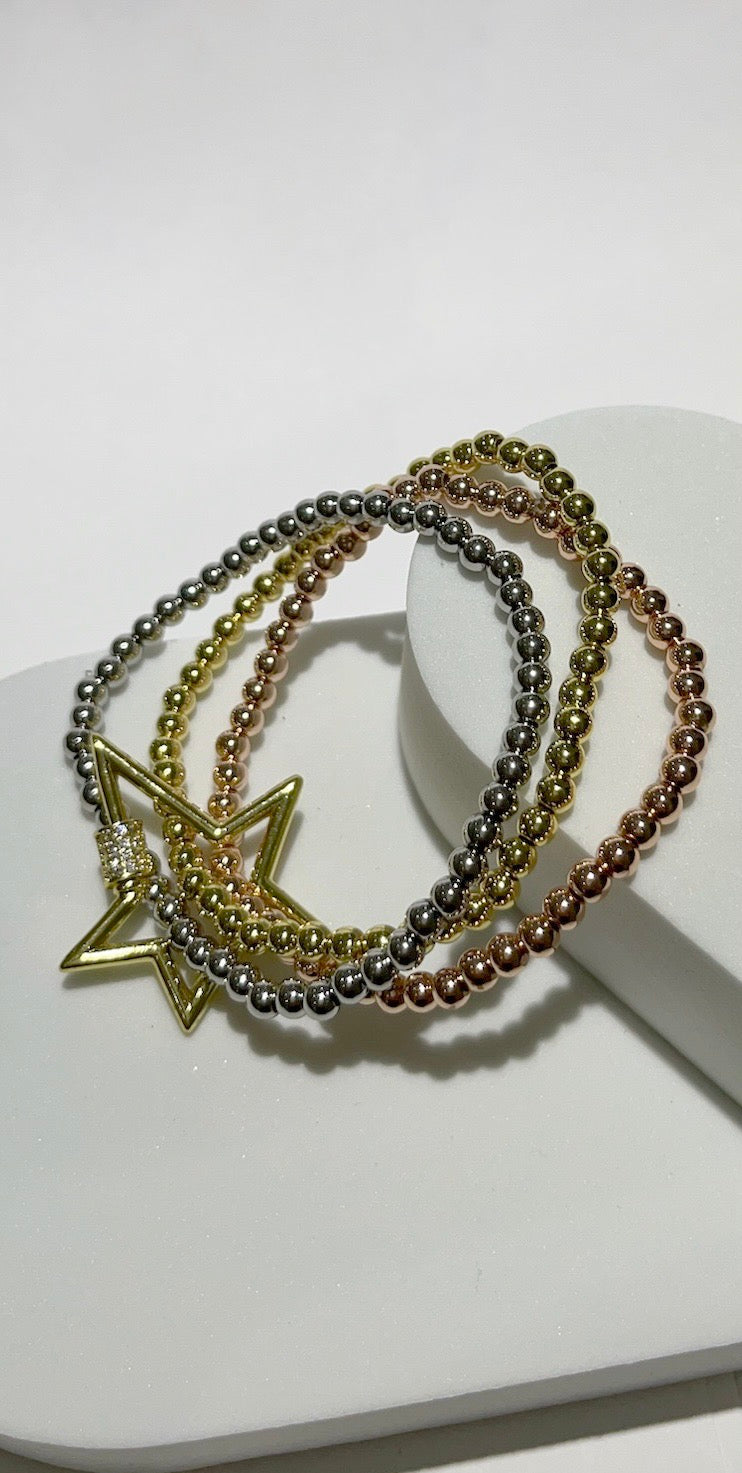 Once Upon a Star Three Color Bracelets