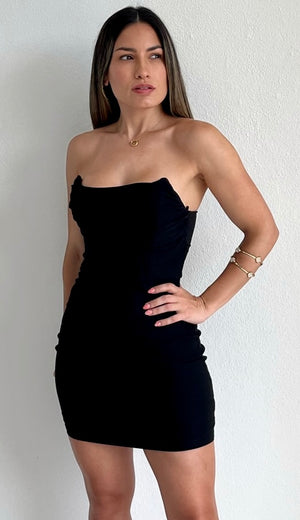 Out for the Evening Corset Bodycon Dress