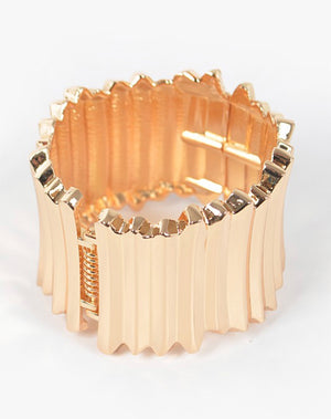 Statement Metal Gold Cuff Bracelet