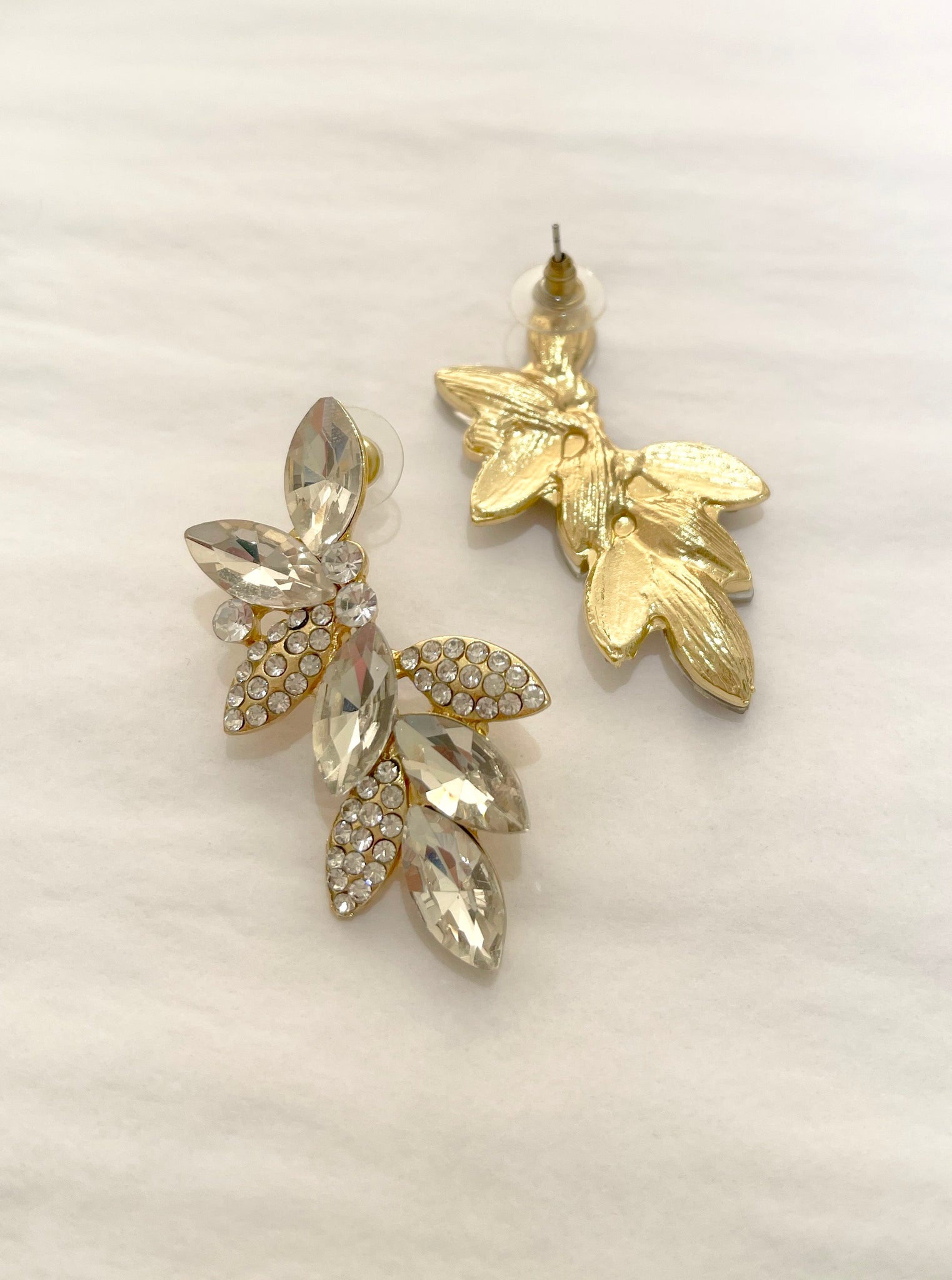 Completely Perfect Gold Stones Earrings
