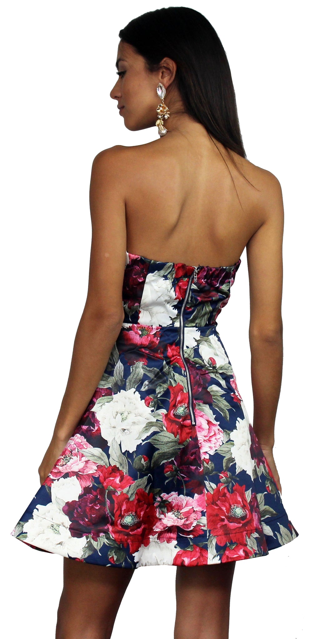 Blossoming Beauty Navy Floral Dress