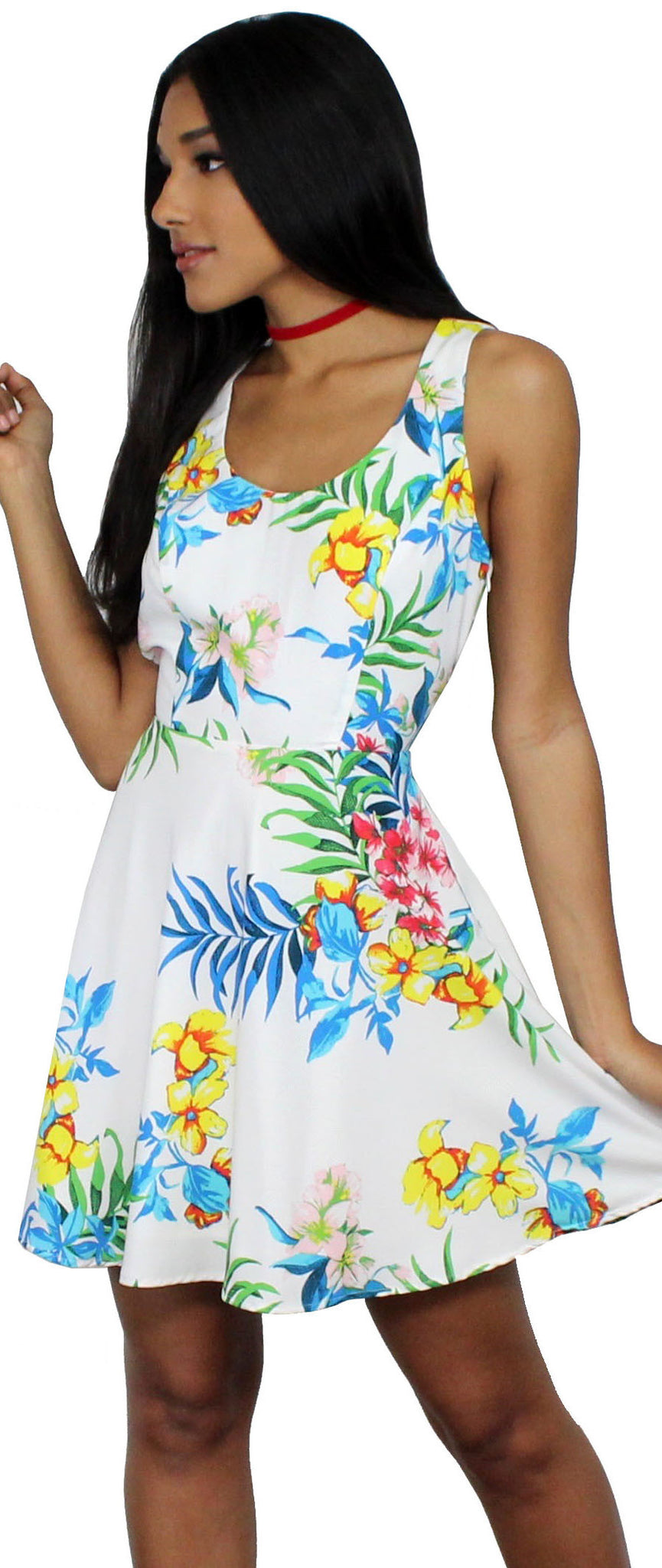 Undiscovered Island Floral Print Dress – Zil boutique