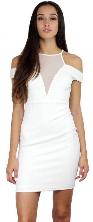 Quite Spectacular White Bodycon Dress