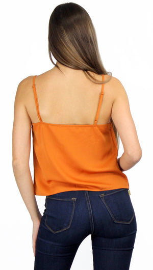 Full of Style Plated Marigold Tank Top