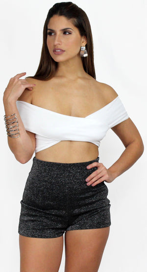 Taking Chances Ivory Crop Top