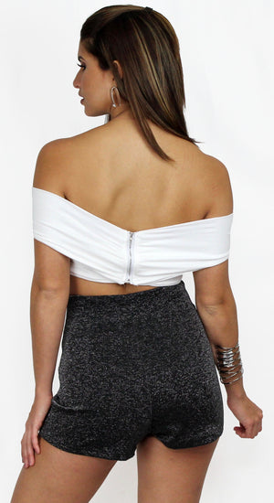 Taking Chances Ivory Crop Top