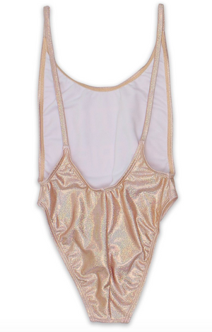 Getting Married Rose Gold One Piece Swimsuit