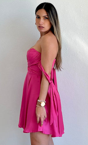 Hello, Darling Strapless Fit & Flare Dress